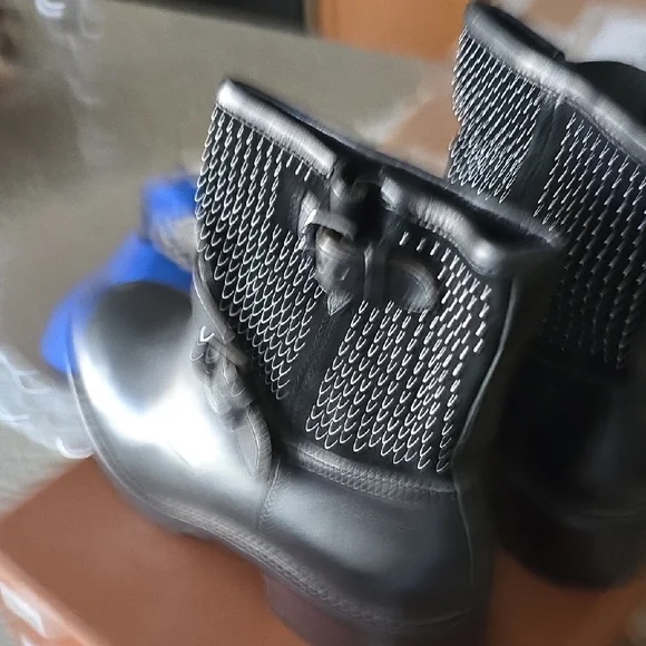 Coach Black Studded Ankle Booties - Picture 11 of 16